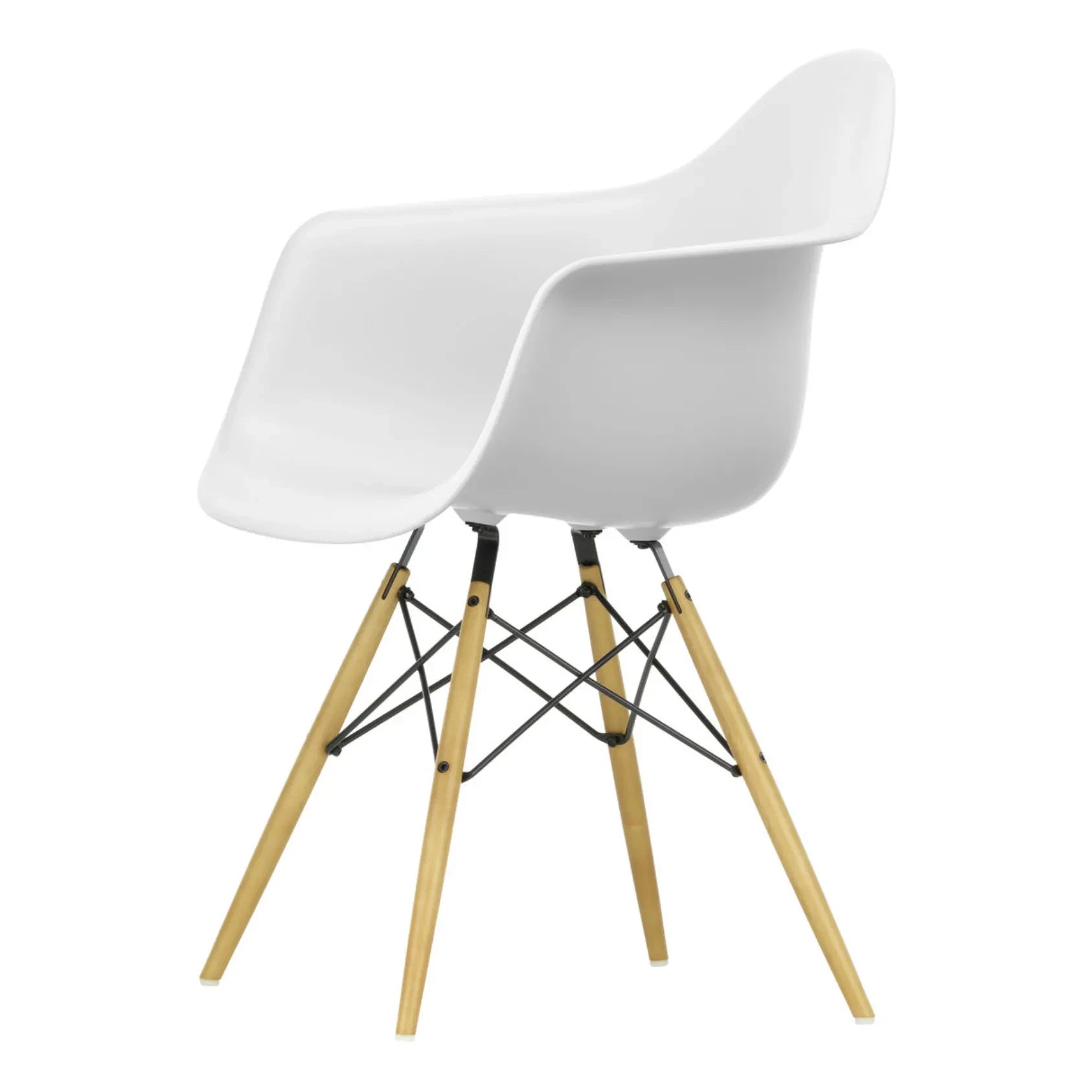 Vitra - DAW sandalye - akçaağaç taban - Charles & Ray Eames | Beyaz