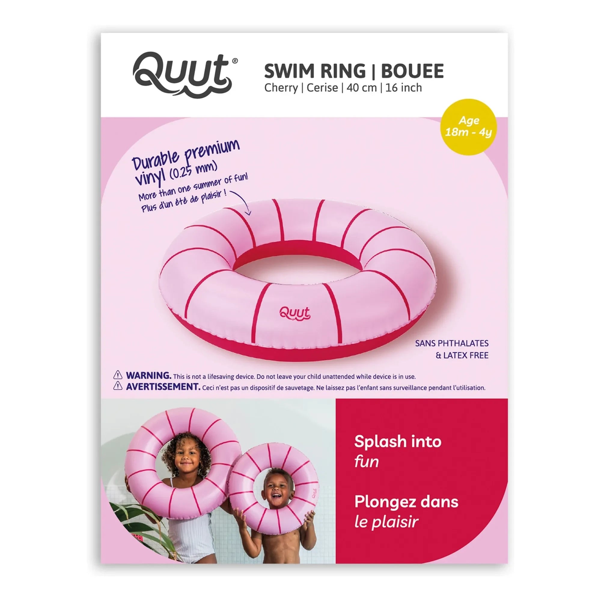 Quut - Inflatable Float | Pink