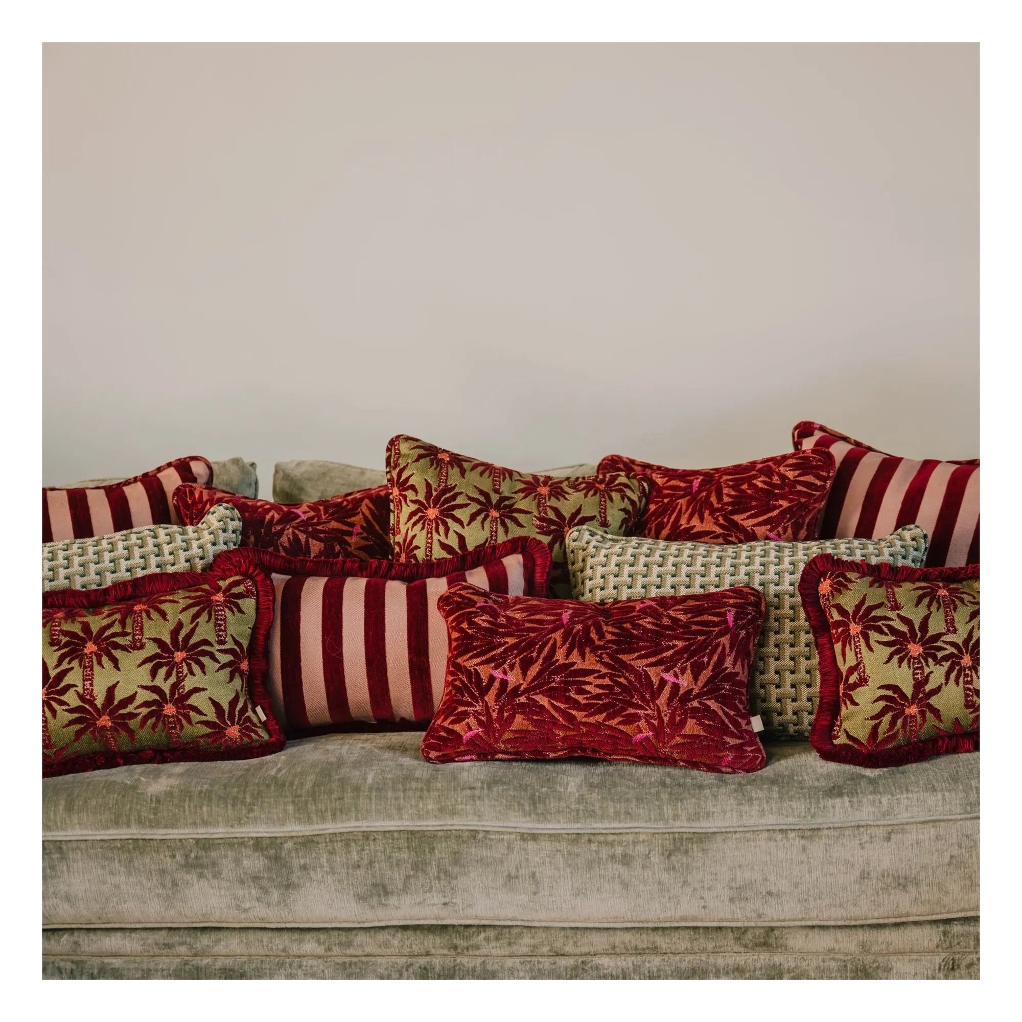 Palais - Jackie Pillow Cover | Burgundy