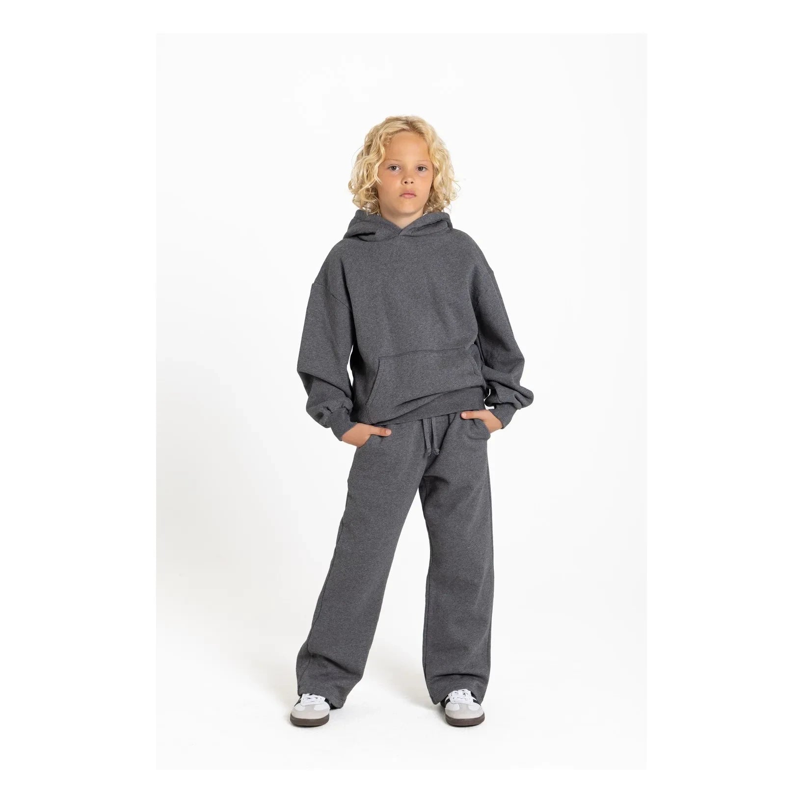 Smallable Kid - Canterbury Organik Pamuklu Jogger | Gri Melanj