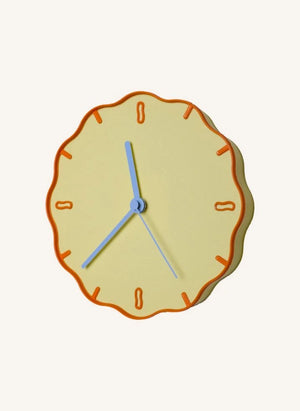 Warren & Laëtitia - Margherita Clock | Pale Yellow