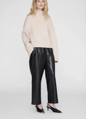 Anine Bing - Billy Leather Pants | Black