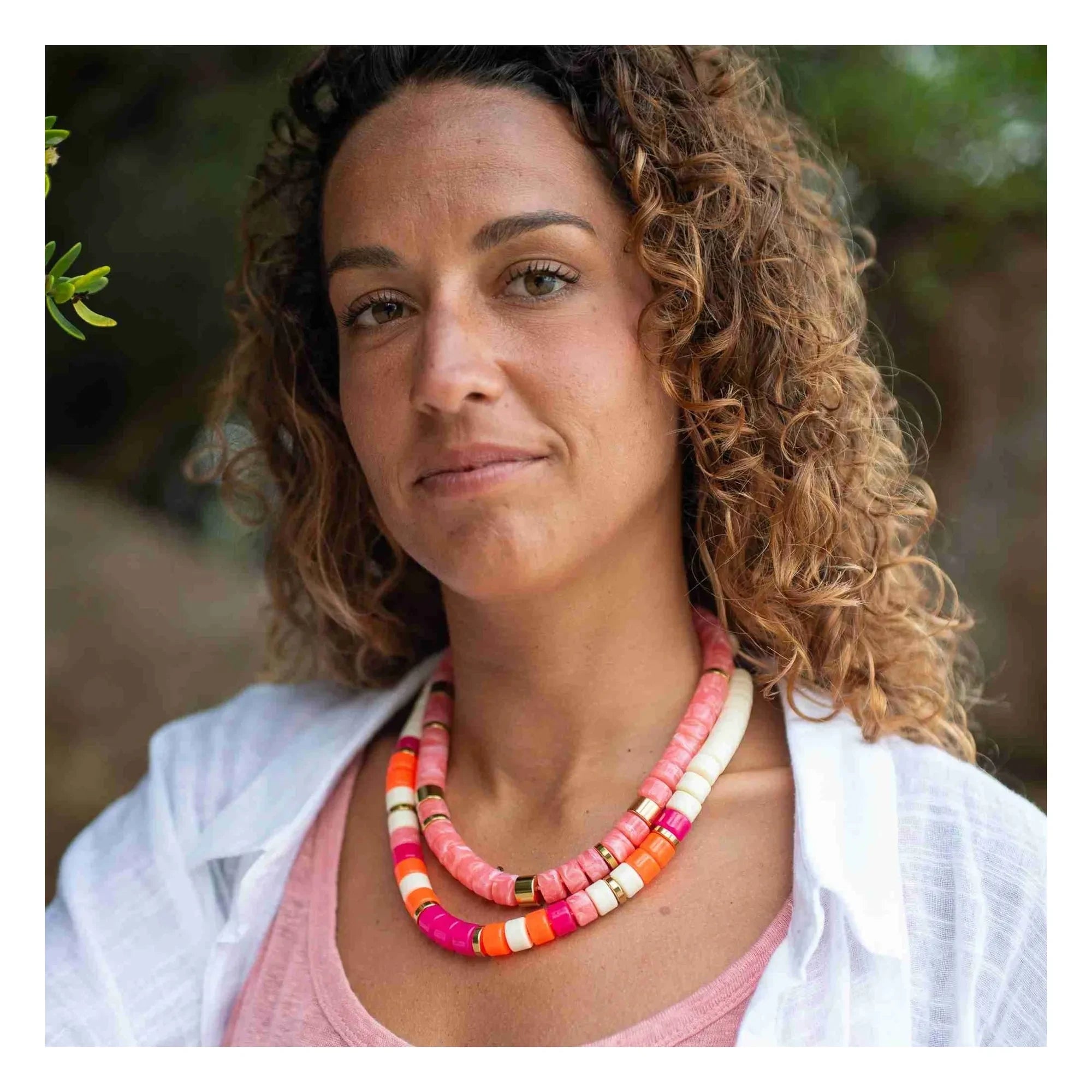 Parabaya - Praia Laranja Ivory kolye | Ivory
