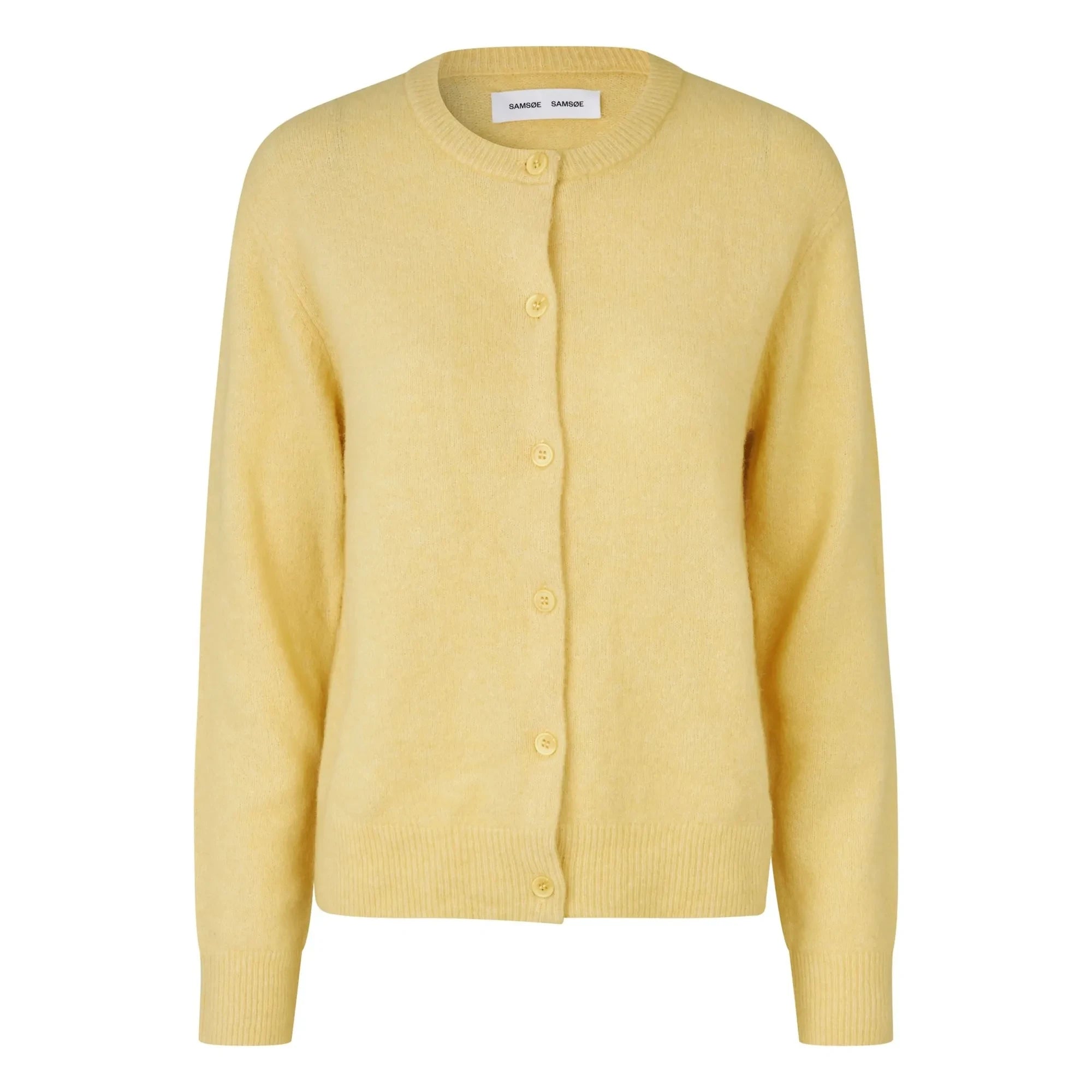 Samsoe Samsoe - Nor Laine Cardigan | Straw Yellow