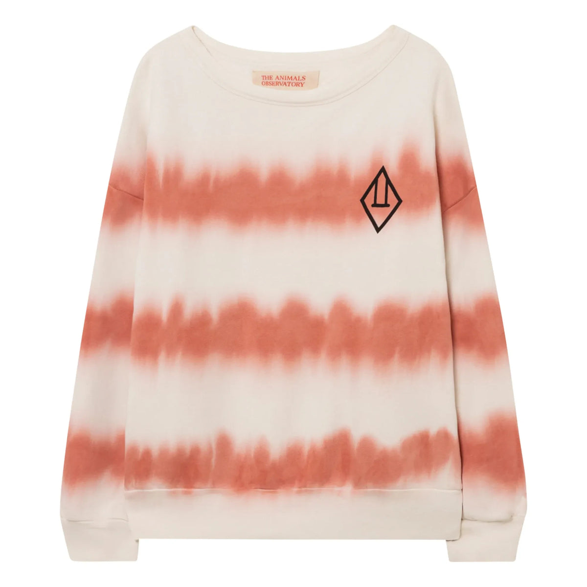 The Animals Observatory - Oversize Tie-Dye Big Bear Sweatshirt | Orange