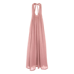 THEAVANT - La Plage Cotton Voile Dress | Beige