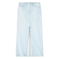 Closed - Slit Skirt | Light Blue