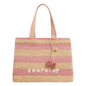 Bonpoint - Esma Striped Raffia Bag | Natural