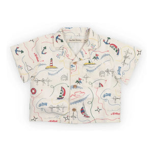 the new society - Clove Cotton BCI Baby Shirt | Ecru