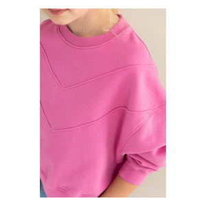 Jenest - Tammie Organic Cotton Sweatshirt | Fuchsia
