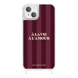 LaCoqueFrançaise - iPhone Case La Vie A l'Amour | Burgundy