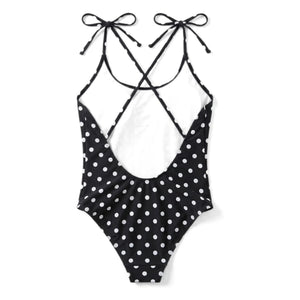 Smallable Kid - Amandy Polka Dot Swimsuit | Black