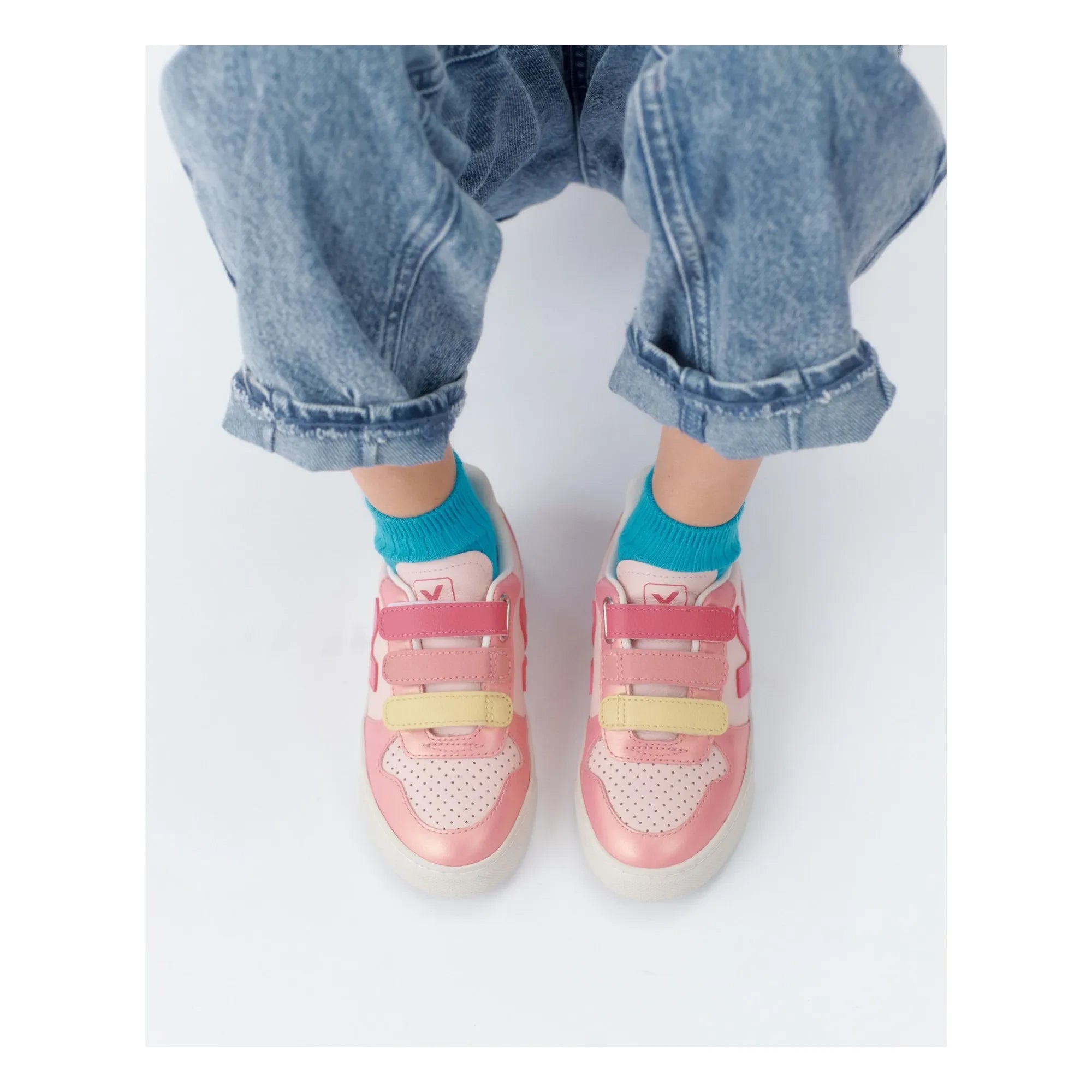 Veja - Scratch Sneakers Small V-10 Leather | Pink