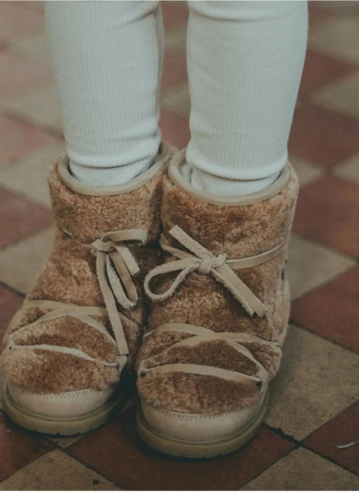 Donsje - Inuka Fur Boots | Beige