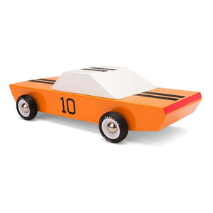 Candylab - GT10 Araba - Ahşap Oyuncak | Turuncu