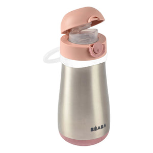 Béaba - Stainless Steel Bottle | Dusty Pink