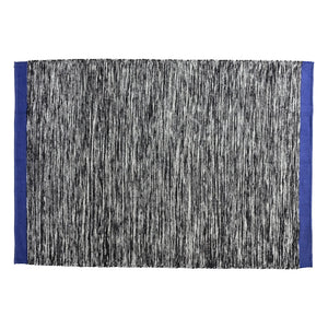 La cerise sur le gâteau - Matt Recycled Cotton Rug | Black