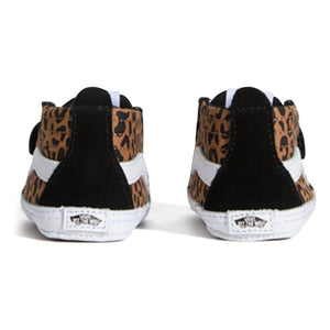 Vans - SK8-Hi Crib Leopard Print Sneakers | Brown