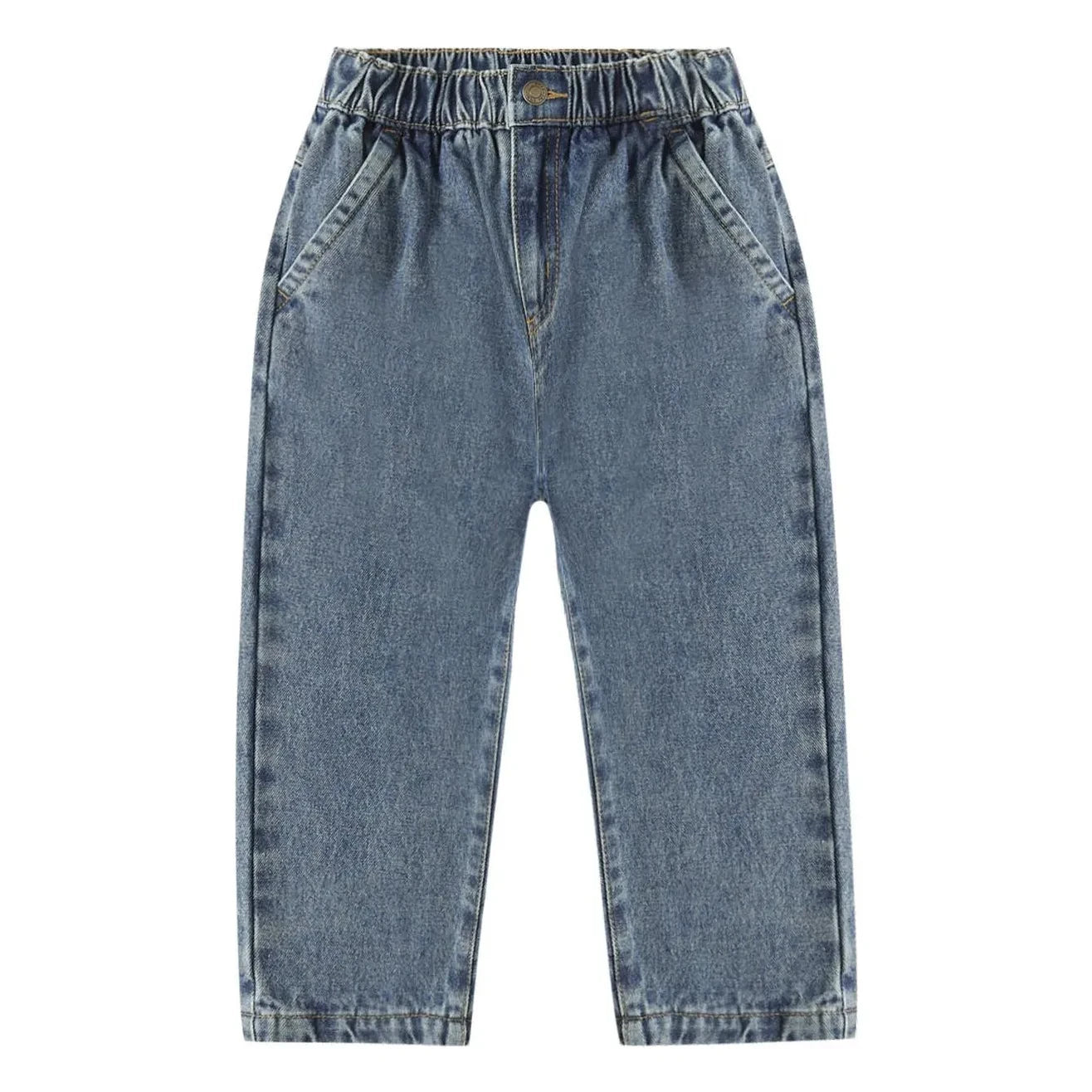 Rylee + Cru - Loose Denim Pants | Blue