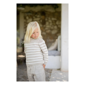 1+ in the family - Xaloc Linen Sweater | Beige