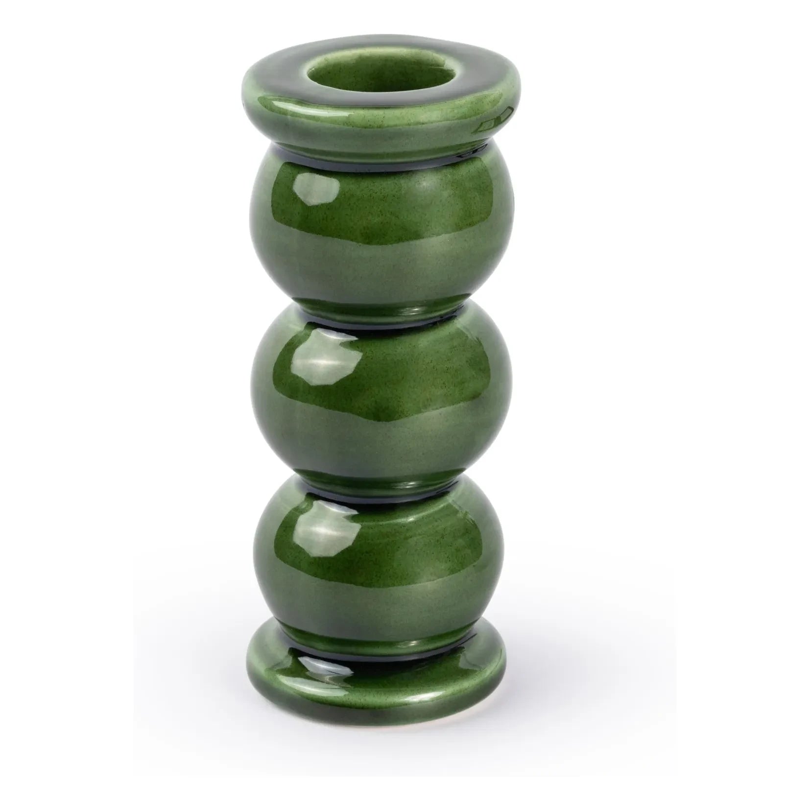 Denise - Olaf Candle Holder | Dark Green