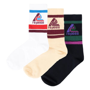 Repose AMS - Set of 3 Pairs Repose Socks | White