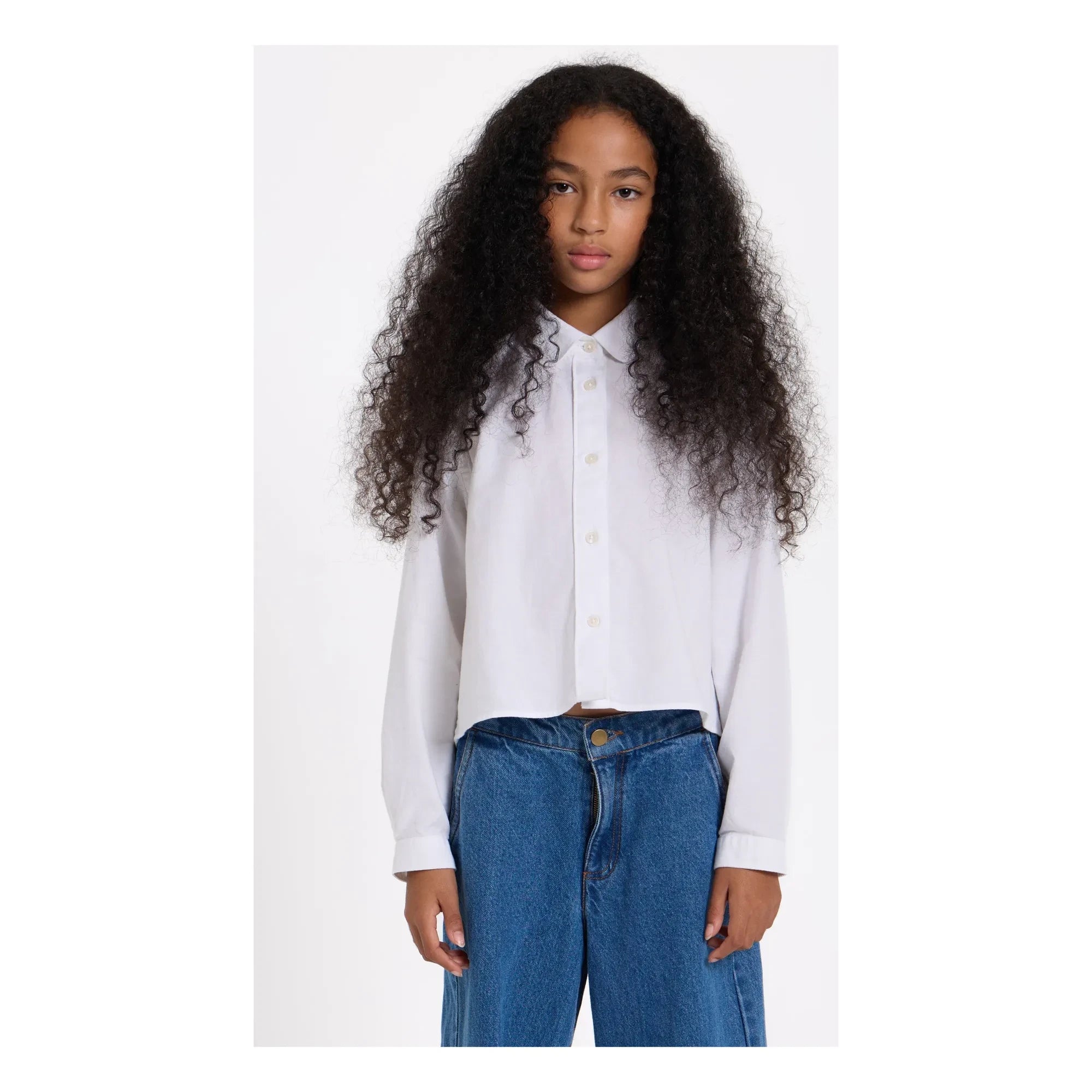 Smallable Kid - Clara Short Shirt | White