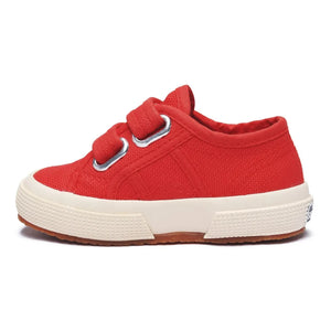 Superga - Low Cotton Velcro Sneakers | Red