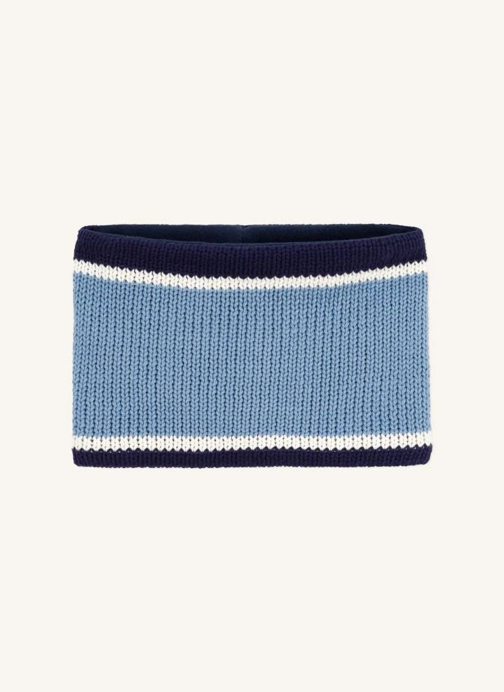 Petit Bateau - Çizgili Triko Boyunluk | Mavi