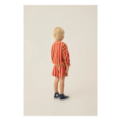 The Campamento - Striped shorts | Camel hair