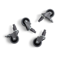 Hay - Crate Foldable Cart Wheels - Set of 4 | Gray