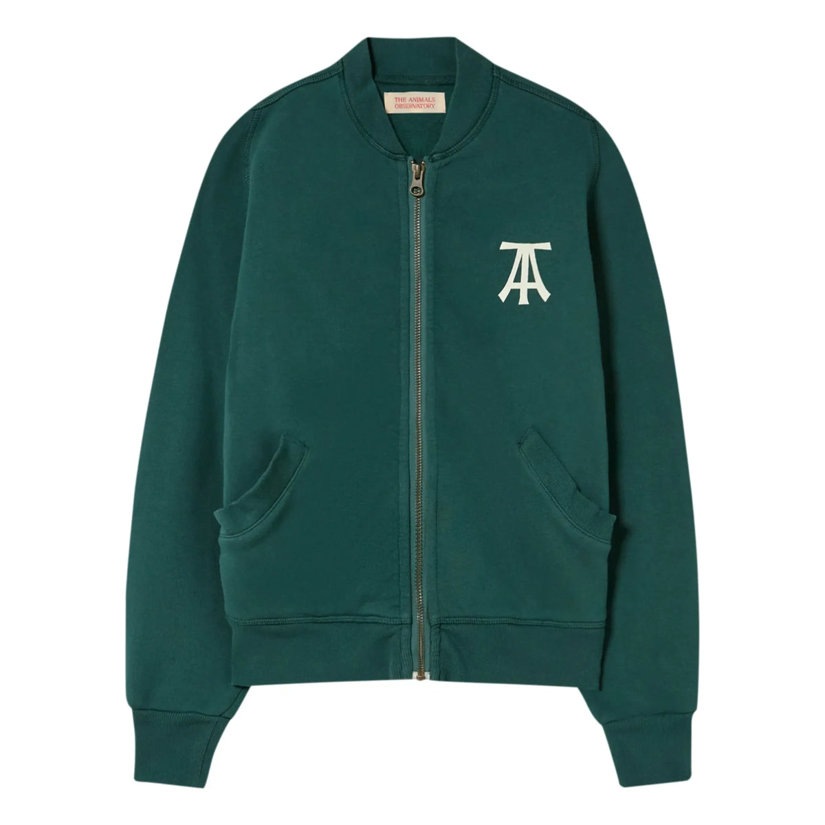The Animals Observatory - Zebra Sweatshirt | Dark green