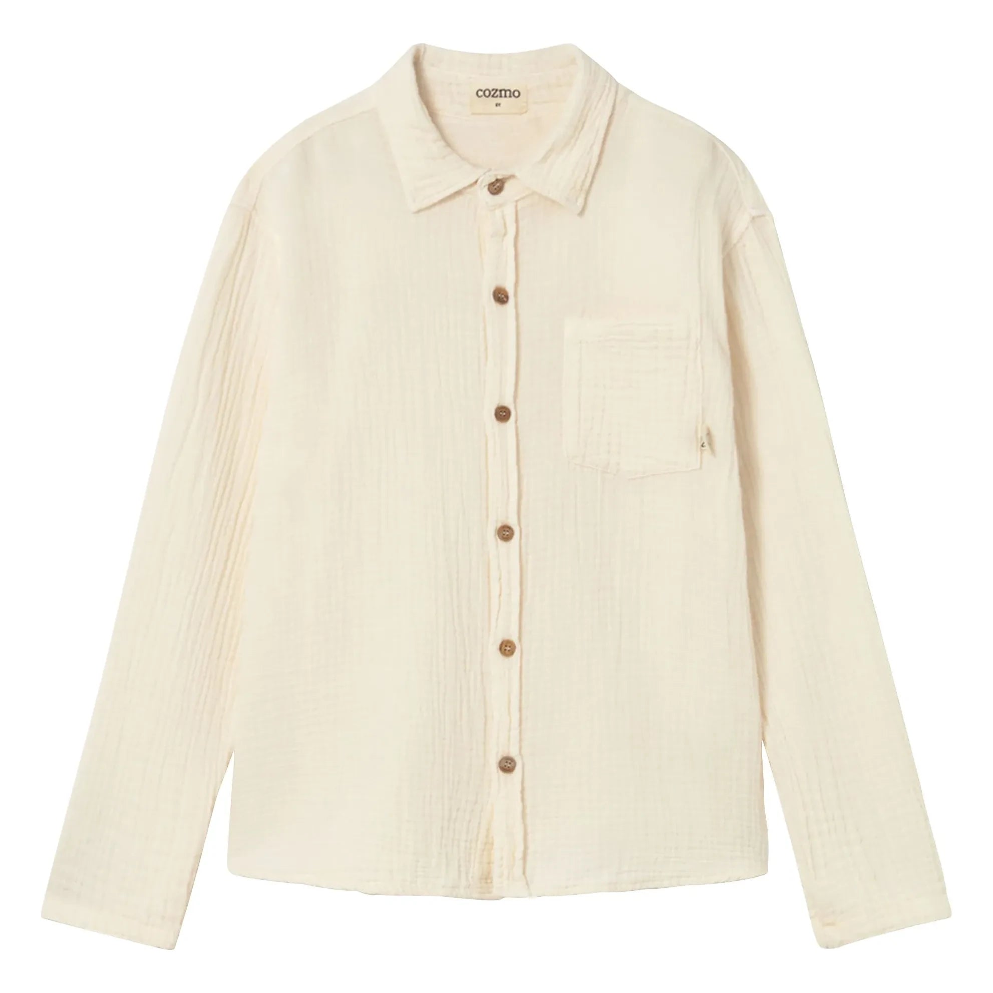 Cozmo - Peter Cotton Cotton Shirt | Ivory