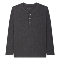 Hartford - Henley T-Shirt | Dark Gray