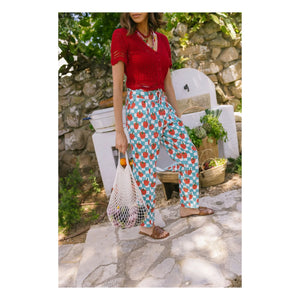 Favorite People - La Cantina Tomato Pants - Women's collection | Turquoise