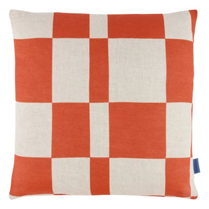 Nobodinoz - Stanley Tiles Pillow | Orange