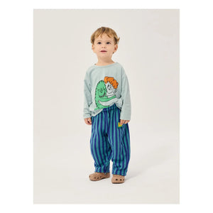 Bobo Choses - Monstre Organic Cotton Baby T-shirt | Light Blue