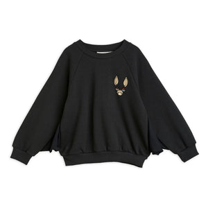 Mini Rodini - Organik Pamuklu Sweat Bat | Siyah