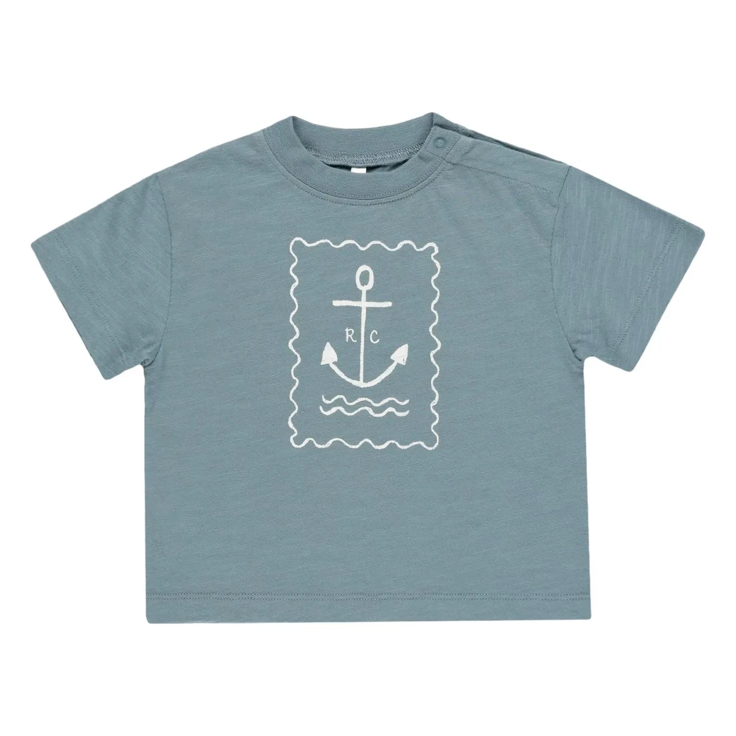 Rylee + Cru - Anchor T-Shirt | Blue