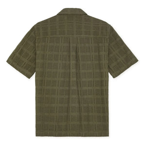 Les Deux - Charlie Cotton Short Sleeve Shirt | Khaki