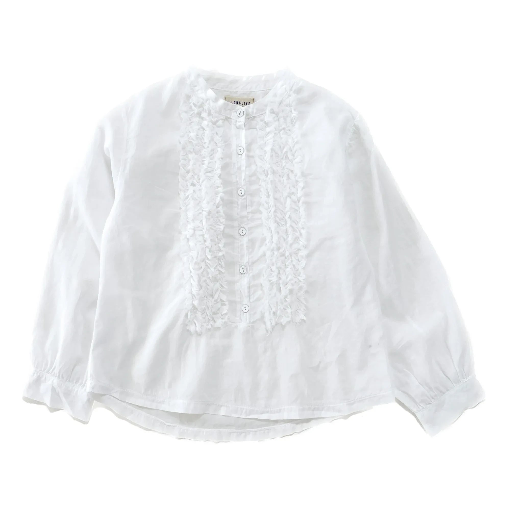 Longlivethequeen - Gathered Blouse | White