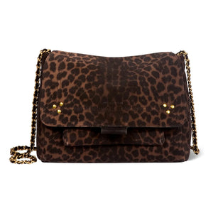 Jérôme Dreyfuss - Lulu M Leopard Bag | Brown