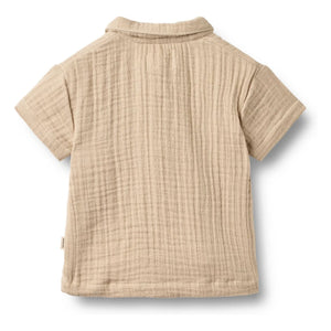 Wheat - Svend Organic Cotton Baby Shirt | Sand