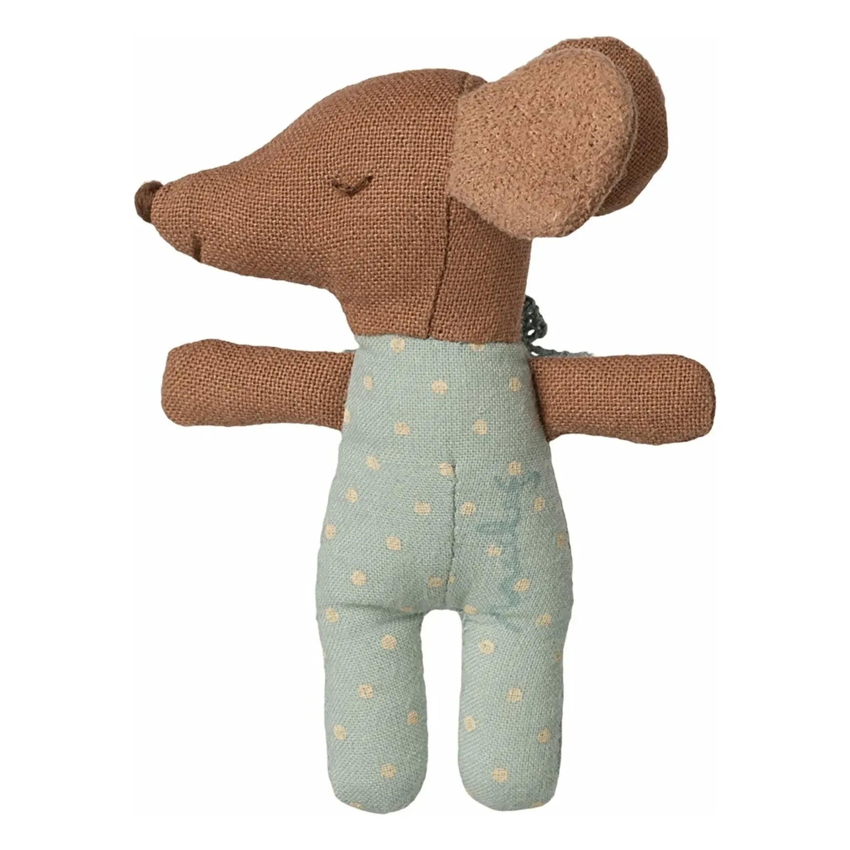 Maileg - Sleepy Awake Baby Mouse in a Box | Blue