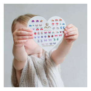 Mimi & Lula - Stick-on Earrings | Pink