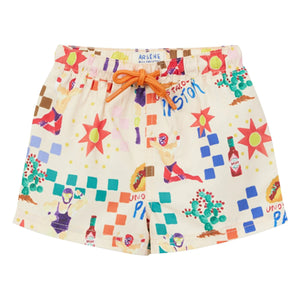 Arsène et Les Pipelettes - Pastor Swim Shorts | Ecru