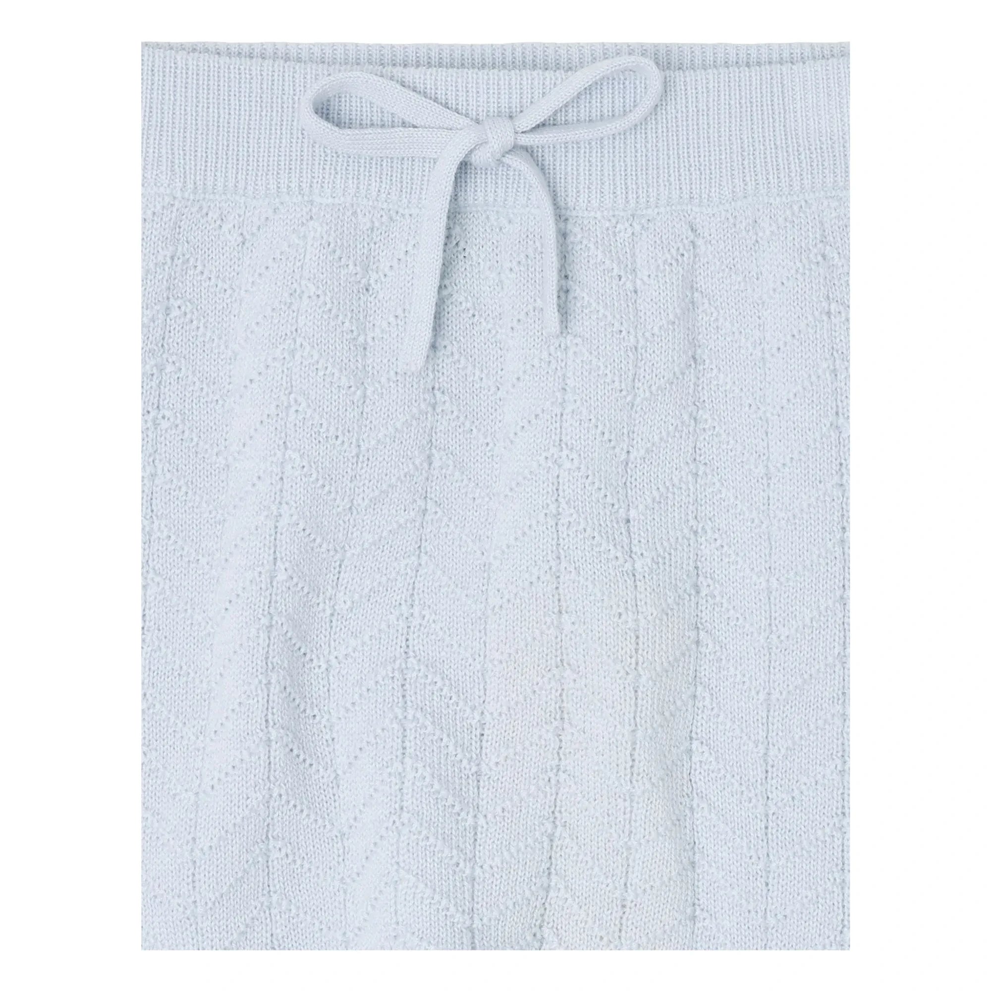 FUB - Zigzag Merino Wool Pants | Light Blue