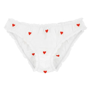 Scarlette Ateliers - Valentine's Day Panties | White