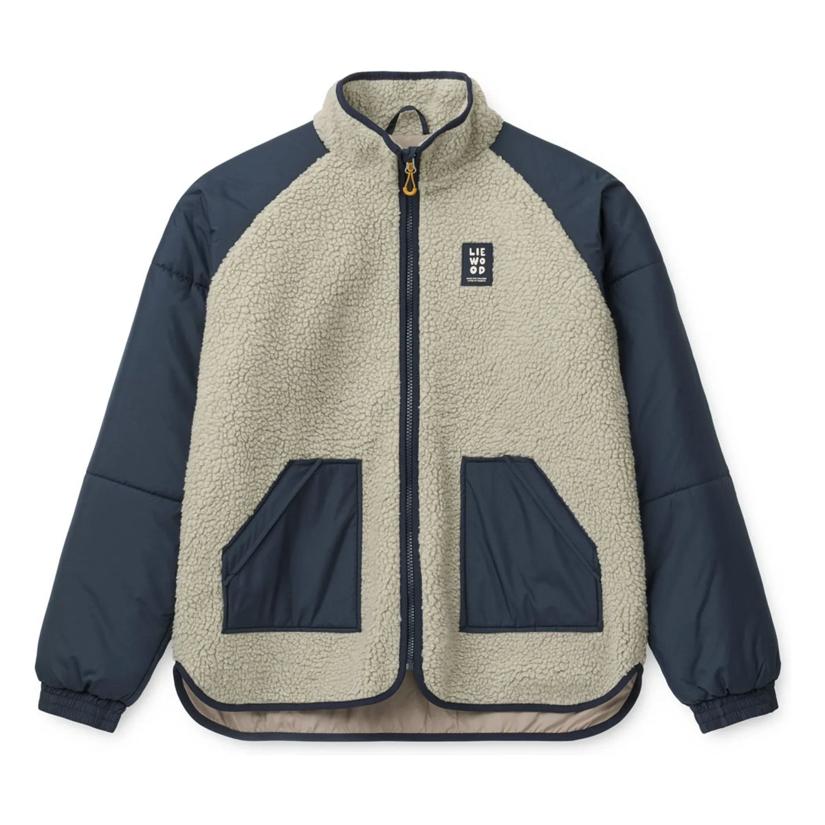 Liewood - Runa Recycled Fiber Sherpa Jacket - Women's Collection | Navy