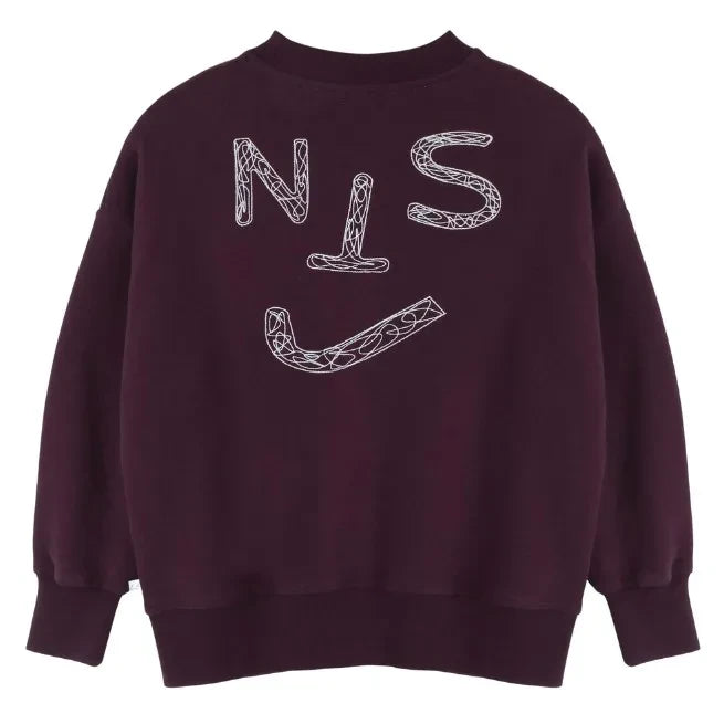 Jenest - JNST organic cotton sweatshirt | Burgundy